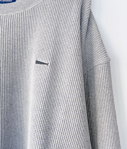 DESCENDANT/GAUFRE WAFFLE LS (GRAY)
