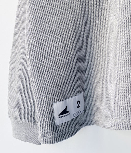 DESCENDANT/GAUFRE WAFFLE LS (GRAY)