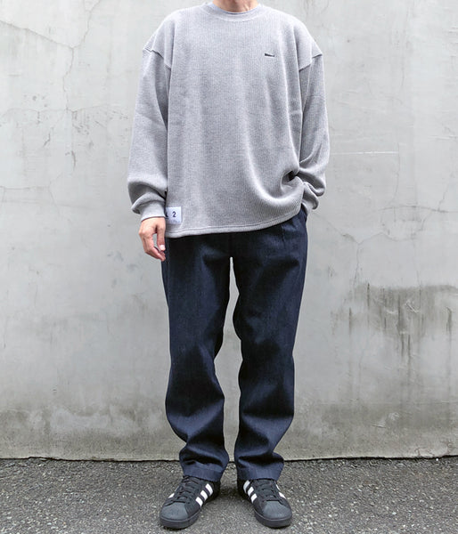 DESCENDANT/GAUFRE WAFFLE LS (GRAY)
