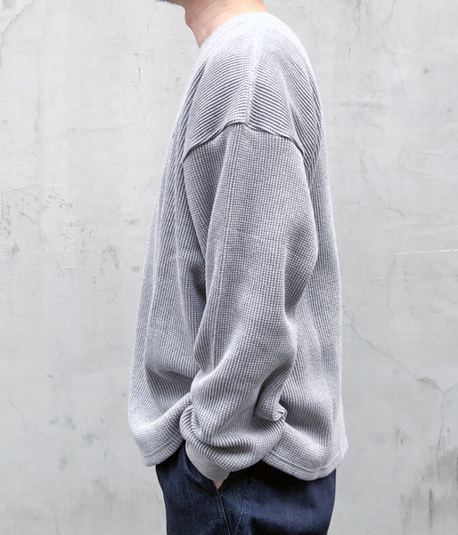 DESCENDANT/GAUFRE WAFFLE LS (GRAY)