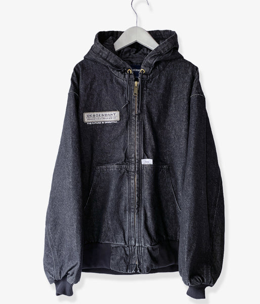 DESCENDANT/GRAZE DENIM JACKET (BLACK)