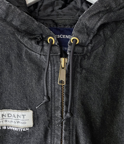 DESCENDANT/GRAZE DENIM JACKET (BLACK)