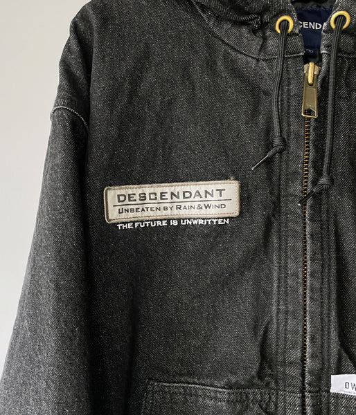DESCENDANT/GRAZE DENIM JACKET (BLACK)