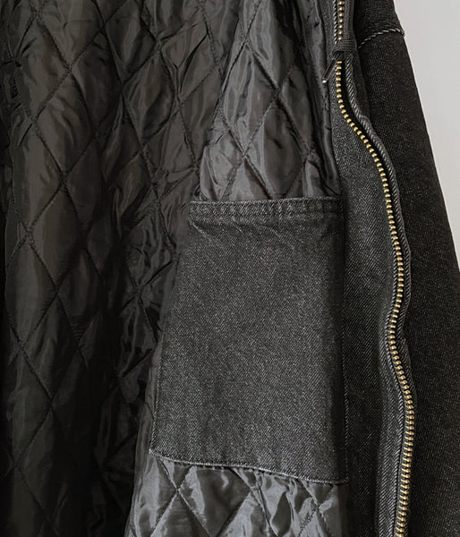 DESCENDANT/GRAZE DENIM JACKET (BLACK)