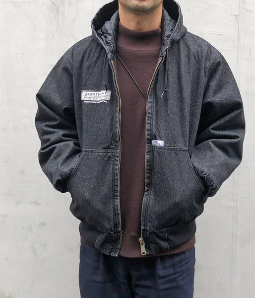 DESCENDANT/GRAZE DENIM JACKET (BLACK)