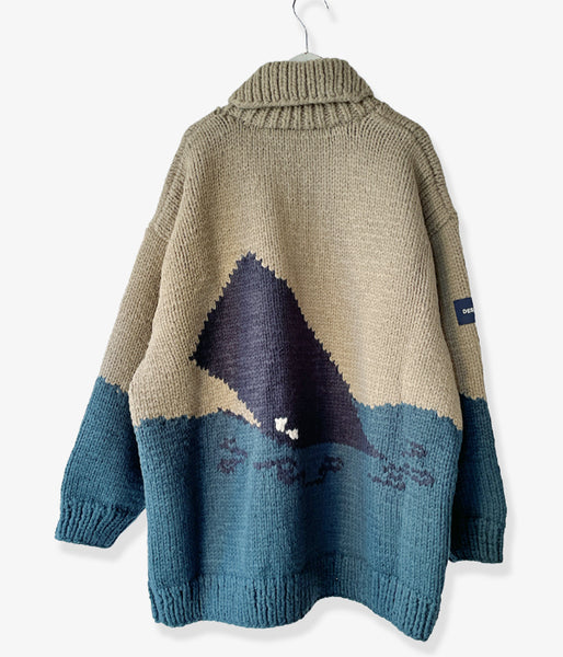 DESCENDANT/SPYHOP COWICHAN SWEATER (GRAY)