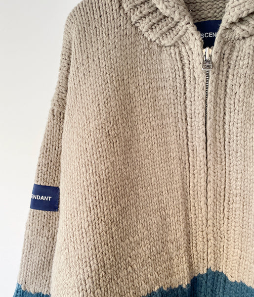 DESCENDANT/SPYHOP COWICHAN SWEATER (GRAY)