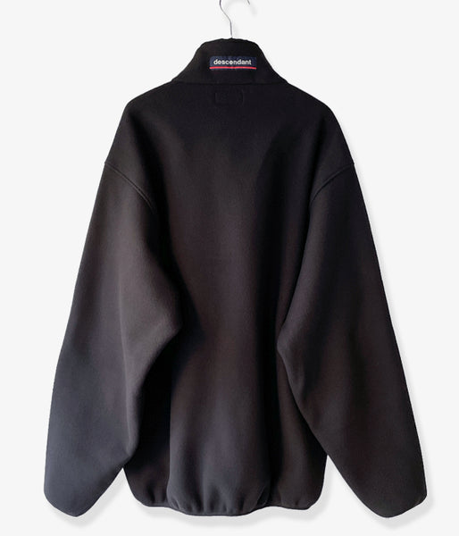 DESCENDANT/HUMMING FLEECE PULLOVER (BLACK)