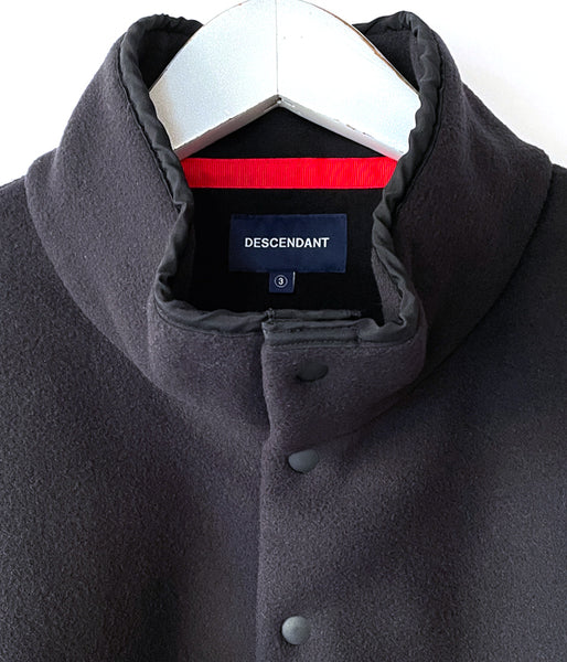 DESCENDANT/HUMMING FLEECE PULLOVER (BLACK)