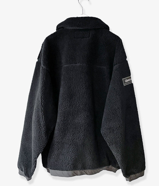 DESCENDANT/MANCHOT FLEECE JACKET (BLACK)