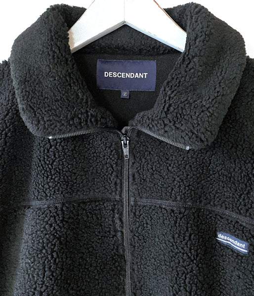 DESCENDANT/MANCHOT FLEECE JACKET (BLACK)