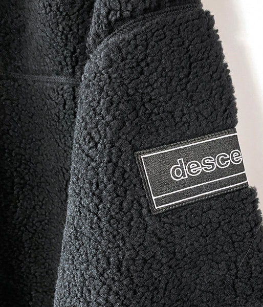 DESCENDANT/MANCHOT FLEECE JACKET (BLACK)
