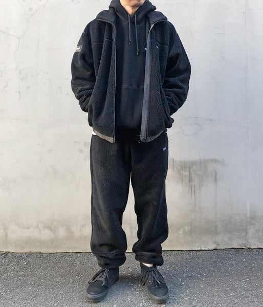 DESCENDANT/MANCHOT FLEECE JACKET (BLACK)