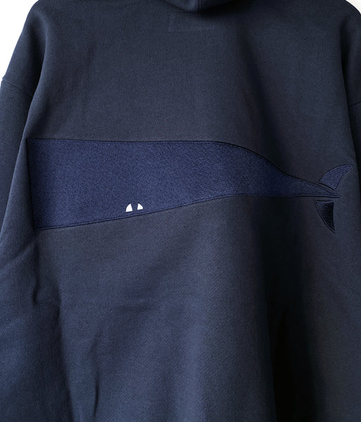 DESCENDANT/CACHALOT HOODY (NAVY)