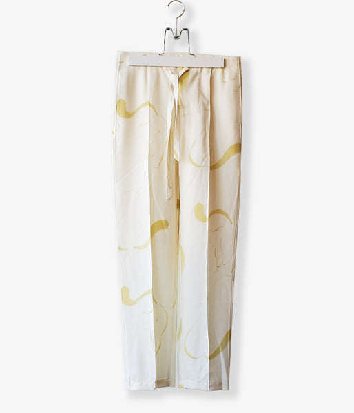 WRYHT/STRINGS WAIST TROUSER(BONE/size1)