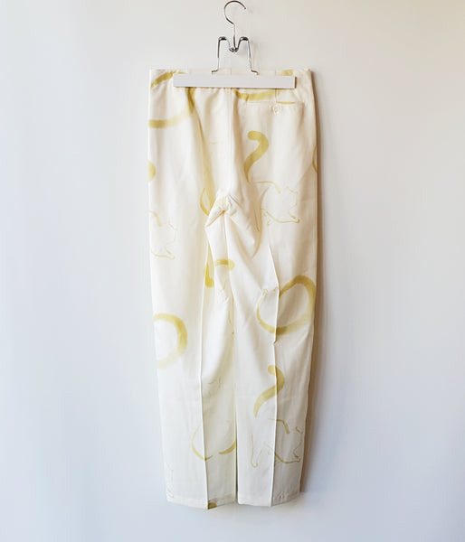 WRYHT/STRINGS WAIST TROUSER(BONE/size1)