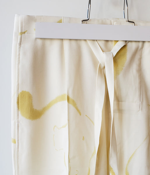 WRYHT/STRINGS WAIST TROUSER(BONE/size1)