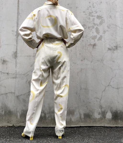 WRYHT/STRINGS WAIST TROUSER(BONE/size1)