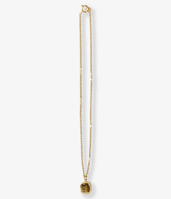 R.ALAGAN/AWKWARD BALL NECKLACE(GOLD)