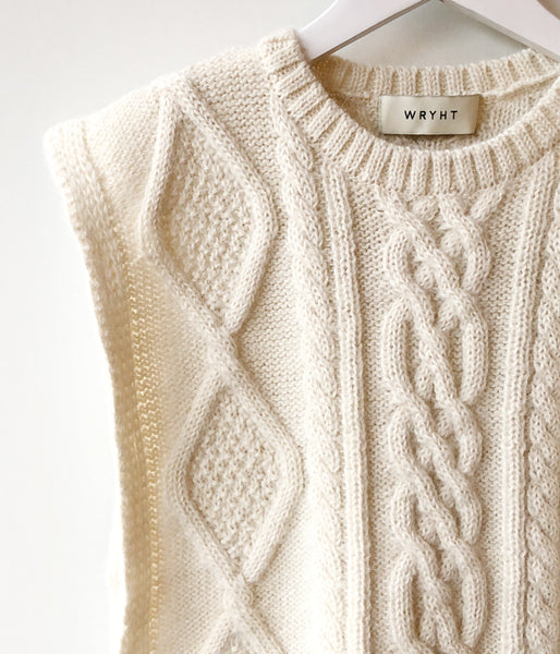 WRYHT/FISHERMAN TINY VEST(BONE/size2)