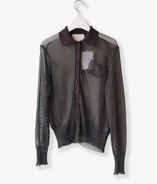 TAN/METALLIC SHIRT(BRONZE)