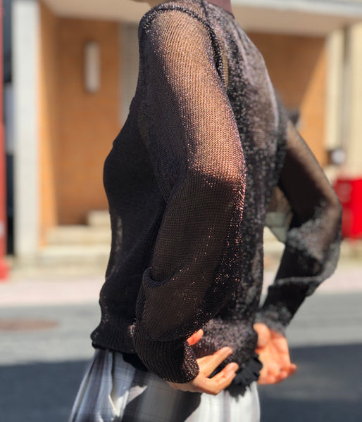 TAN/METALLIC SHIRT(BRONZE)