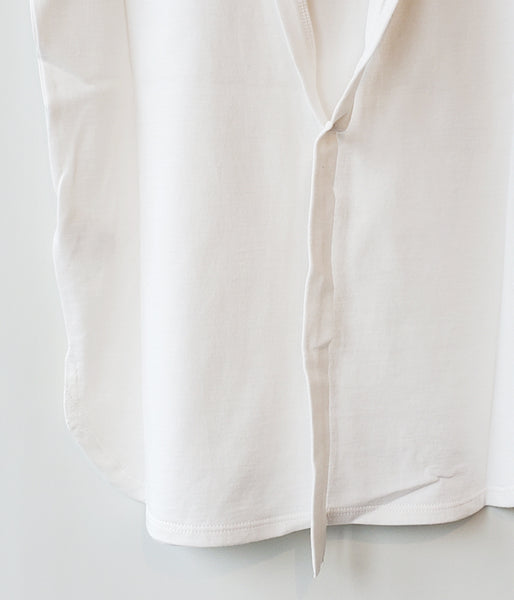 FUMIKA_UCHIDA/DOUBLE NECK NO-SLEEVE TANKTOP(WHITE)