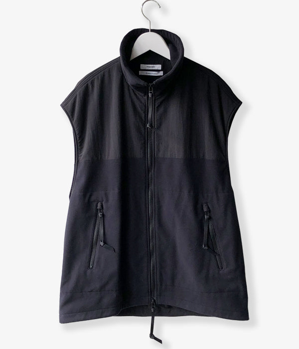 PHEENY ベスト PHEENY/POLARTEC FLEECE COCOON VEST(BLACK)