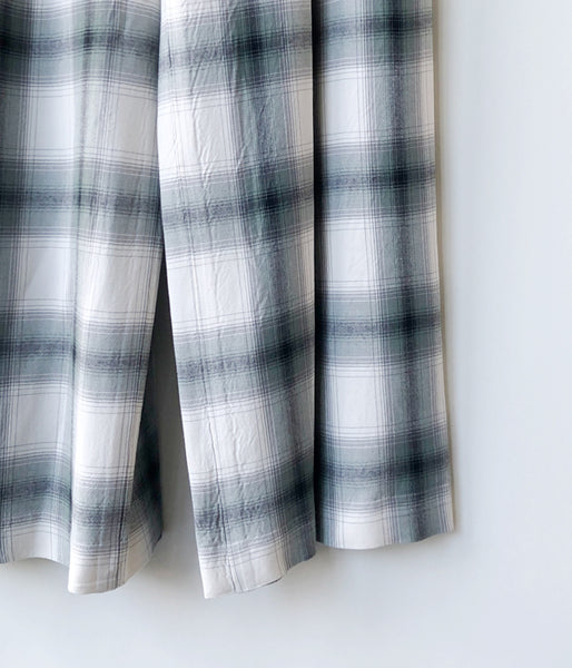 PHEENY/RAYON OMBRE CHECK ALL-IN-ONE(GREEN)