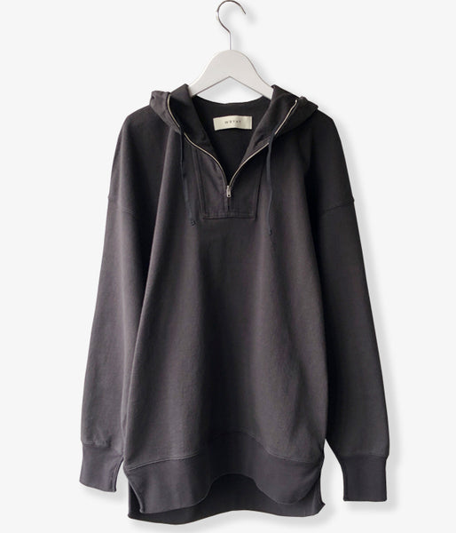 WRYHT/FRENCH TERRY ZIP HOODIE(BLACK)
