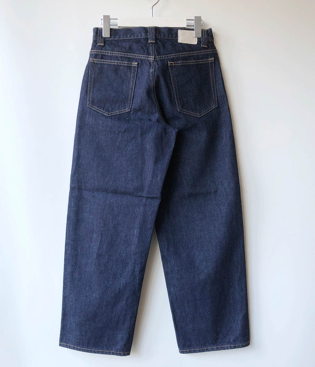 FUMIKA_UCHIDA/DENIM WIDE TAPERED PANTS(ONE WASHED)