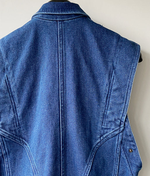 FUMIKA_UCHIDA/STRETCH DENIM MICRO MINI DRESS(INDIGO)