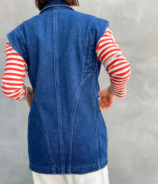 FUMIKA_UCHIDA/STRETCH DENIM MICRO MINI DRESS(INDIGO)