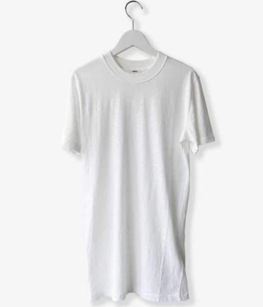 nowos/CREW NECK TEE(WHITE)