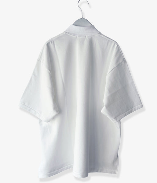 DESCENDANT/CROSS PADDLE POLO SS (WHITE)