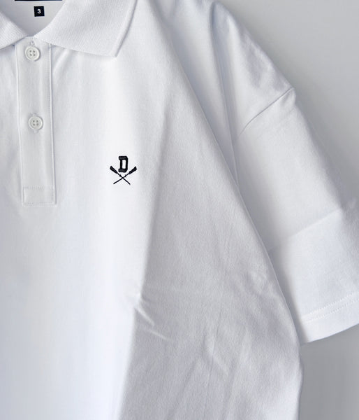 DESCENDANT/CROSS PADDLE POLO SS (WHITE)