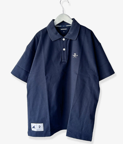 DESCENDANT/CROSS PADDLE POLO SS (NAVY)