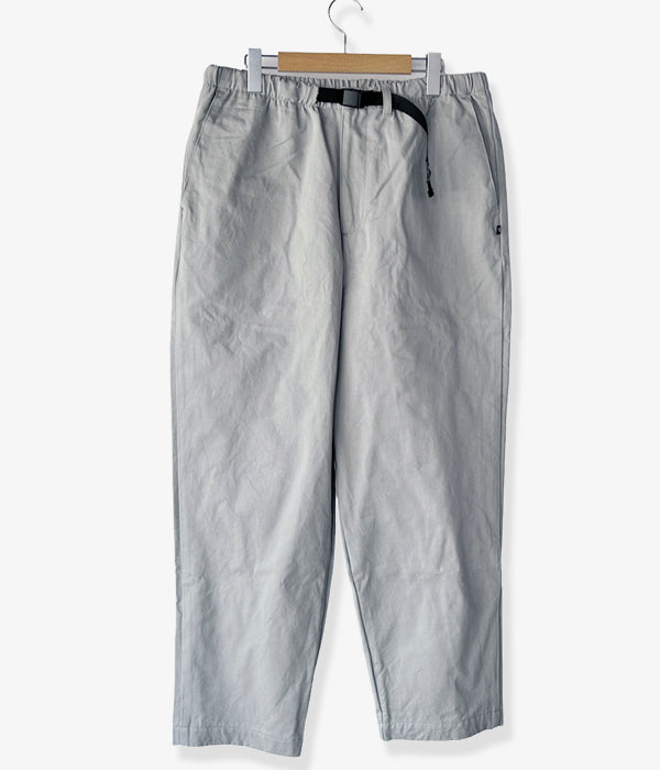 DESCENDANT/CLASP TWILL TROUSERS (GRAY)