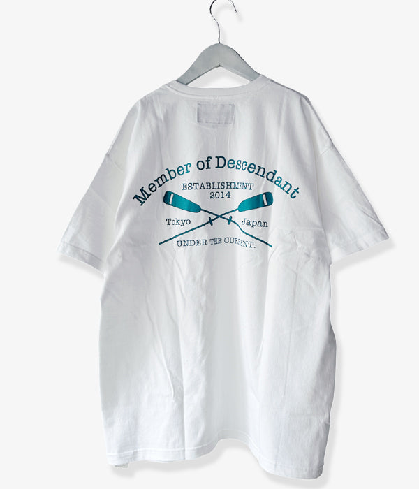 DESCENDANT 23s cross paddle ホワイト 2 - Tシャツ/カットソー(半袖