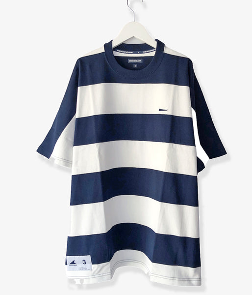 DESCENDANT/HORIZONTAL STRIPE SS (NAVY)