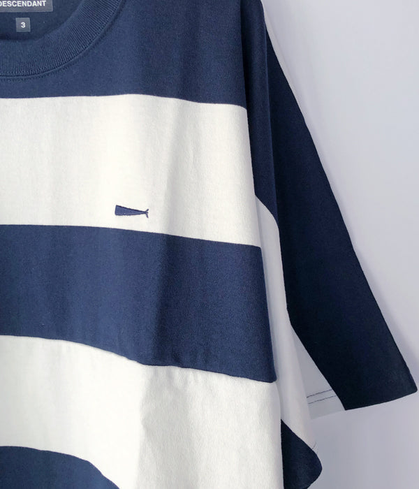 DESCENDANT/HORIZONTAL STRIPE SS (NAVY)