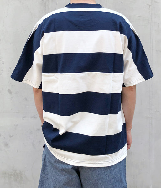 DESCENDANT/HORIZONTAL STRIPE SS (NAVY)