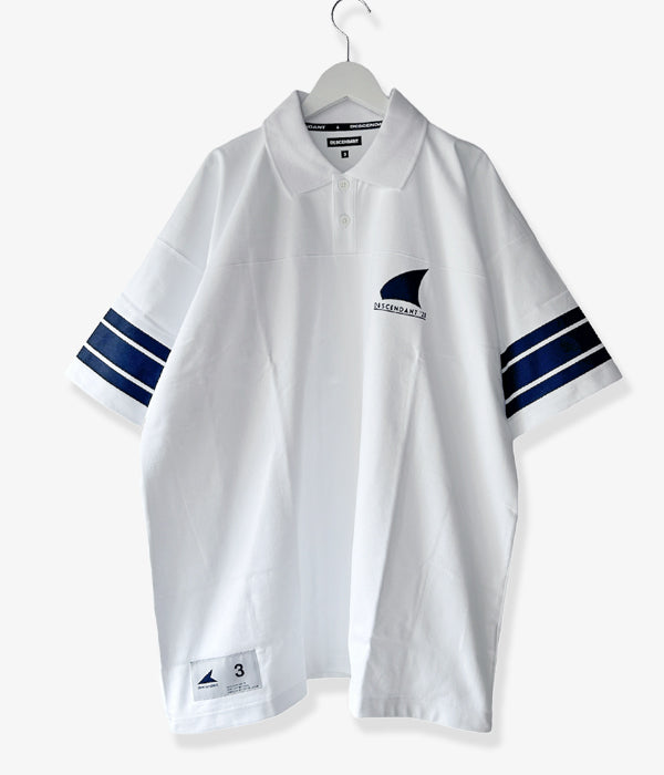 DESCENDANT/GENNAKER POLO SS (WHITE)