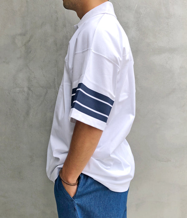 DESCENDANT/GENNAKER POLO SS (WHITE)