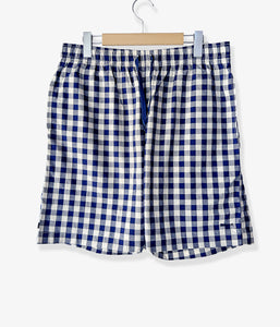descendant gingham shorts blue size 3