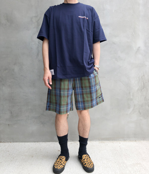 パンツ DESCENDANT SHORE MADRAS SHORTS DESCENDANT/SHORE MADRAS SHORTS (GREEN)