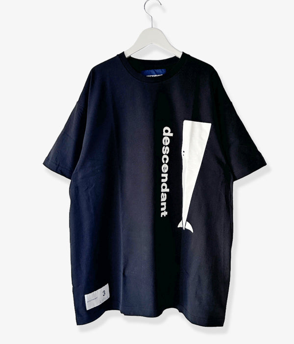 DESCENDANT CACHALOT SS Tシャツ ネイビー XL 4 - Tシャツ/カットソー