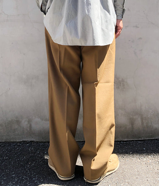 WELCOME-RAIN/STRAIGHT TROUSER (CAMEL)WELCOME-RAIN/STRAIGHT TROUSER (CAMEL)