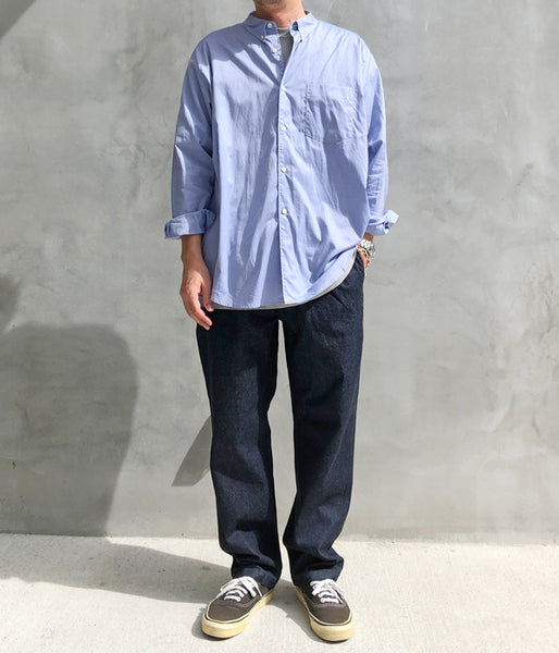 Goldwin Lifestyle/ONE-TUCK DENIM PANTS (INDIGO)