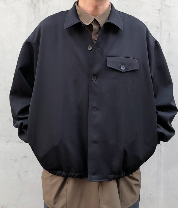 DIGAWEL/SHIRT COAT BLOUSON (BLACK)